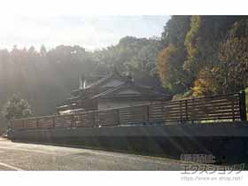 のフェンス・柵 モクアルフェンス 横板タイプ 自由柱 施工例