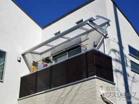 のバルコニー・ベランダ屋根 スピーネ R型 ルーフタイプ 単体 積雪〜20cm対応 施工例