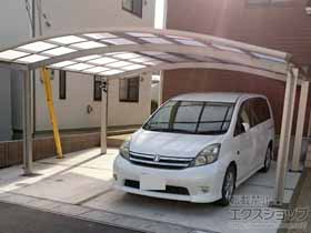 のカーポート プレシオスポート ワイド 積雪〜20cm対応 施工例