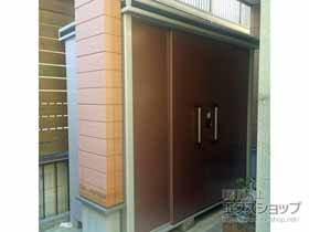 の物置・屋外倉庫 エルモ 一般型 2570×1170×2,301mm LMD-2511H-MR 施工例