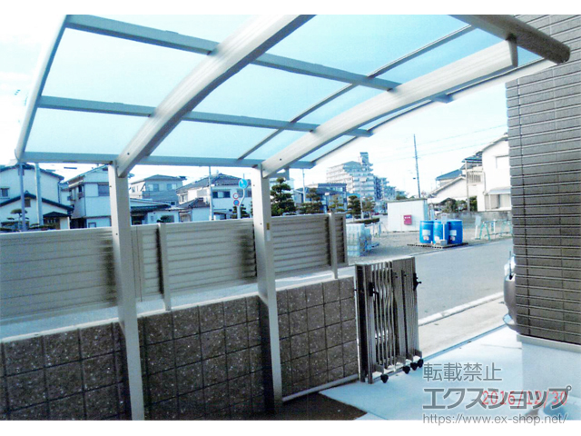 のサイクルポート・駐輪場 レイナポートグランミニ 積雪〜20cm対応 施工例