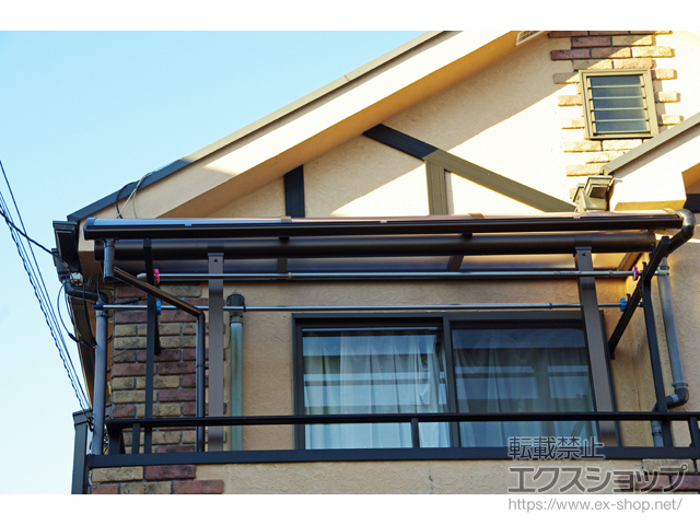 のバルコニー・ベランダ屋根 プレシオステラス R型 屋根タイプ 単体 積雪〜20cm対応 施工例