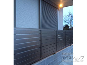 のフェンス・柵 セレビューフェンス R3型 フリーポールタイプ 施工例