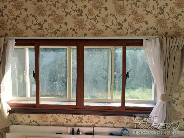 の二重窓（内窓） インプラス ダストバリア仕様 引違い窓 4枚建 施工例