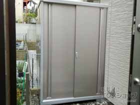 の物置・屋外倉庫 シンプリー 一般型 1320×755×1903 MJX-137E-P-AR 施工例