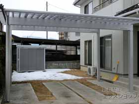 のカーポート エフルージュ ツイン50 積雪〜50cm対応 施工例