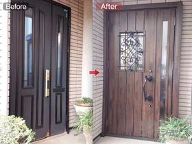 LIXIL ���N�V��(�g�X�e��)�̌��փh�A ���V�F���gII �f�MK4�d�l �e�q�d�l(�����}��)L C41�^ �{�H��