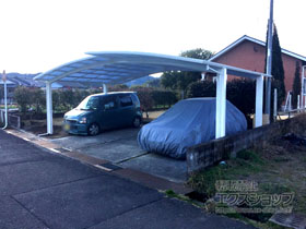 のカーポート レイナトリプルポートグラン　積雪〜20cm対応 施工例