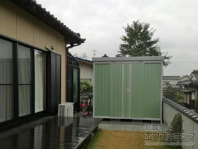 の物置・屋外倉庫 ネクスタ 一般型 　 2630×2630×2375 NXN-70H-OG 施工例