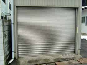 のガレージシャッター ガレージシャッタークワトロ 電動式 内部付タイプ 施工例
