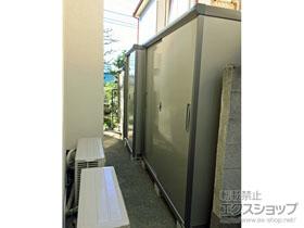 の物置・屋外倉庫 ナイソーシスター 一般型 1300×700×1620 KMX-137D 施工例