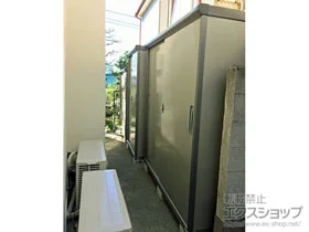 イナバの物置・収納・屋外倉庫 ナイソーシスター 一般型 1300×700×1620 KMX-137D 施工例