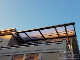 のバルコニー・ベランダ屋根 スピーネ F型 ルーフタイプ 単体 積雪〜20cm対応＋ルーフ用竿掛け 施工例