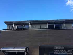 のバルコニー・ベランダ屋根 プレシオステラス R型 屋根タイプ 単体 積雪〜20cm対応 施工例