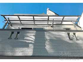 のバルコニー・ベランダ屋根 スピーネ R型 屋根タイプ 単体 積雪〜20cm対応 施工例