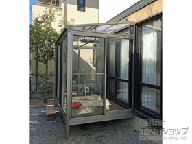 のテラス囲い・サンルーム サニージュ F型 床納まり ランマ無 積雪〜20cm対応 施工例