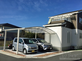 のカーポート レイナツインポートグラン　積雪〜20cm対応 施工例