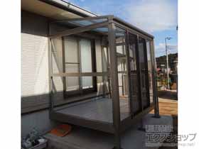 のテラス囲い・サンルーム サニージュ F型 床納まり ランマ無 積雪〜20cm対応 施工例