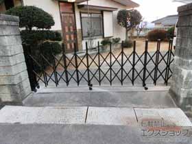 のカーゲート トリップゲート RB型 ノンレール 片開き 44S 施工例