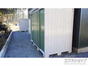 の物置・屋外倉庫 ネクスタ 一般型 2630×1370×2020 NXN-36S-OG 施工例