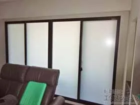 YKKAPの内窓（二重窓・二重サッシ） プラマードU 引違い窓 偏芯4枚建 施工例