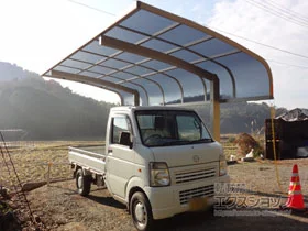 Value Selectのカーポート プレシオスポート アルファ 積雪〜20cm対応 施工例