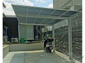 のカーポート ソリッドポート 積雪〜20cm対応 施工例