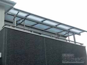 のバルコニー・ベランダ屋根 スピーネ R型 屋根タイプ 単体 積雪〜20cm対応 施工例