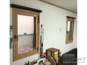 の二重窓（内窓） インプラス ダストバリア仕様 開き窓 外観左吊元 施工例