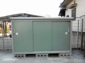 の物置・屋外倉庫 エスモ 一般型 1797×750×1101 ESE-1807Y-EG 施工例