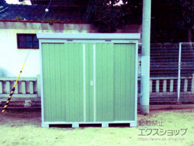 の物置・屋外倉庫 ネクスタ 一般型 2630×1790×2375 NXN-50H-OG 施工例