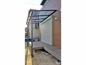 のテラス屋根 スピーネ F型 テラスタイプ 単体 積雪〜20cm対応 施工例