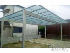 のカーポート エフルージュ トリプル 積雪〜20cm対応 施工例