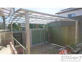 のカーポート ネスカR (ラウンドスタイル) ワイド 積雪〜20cm対応 施工例