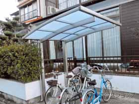 のサイクルポート・駐輪場 プレシオスポート ミニ 積雪〜20cm対応 施工例