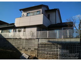 のフェンス・柵 プレスタフェンス3型 フリーポールタイプ　 施工例