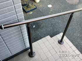 のフェンス・柵 パルトナーUDフェンス1型(手すり)自立タイプ 笠木のみタイプ 施工例