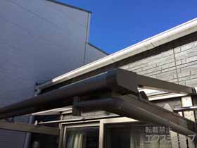 のバルコニー・ベランダ屋根 スピーネ F型 ルーフタイプ 単体 積雪〜20cm対応＋ 施工例