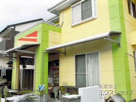 のテラス屋根 スピーネ R型 ルーフタイプ 単体 積雪〜20cm対応 施工例