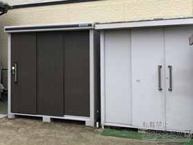 の物置・屋外倉庫 エルモ 一般型(MD-2215-DW ) 施工例