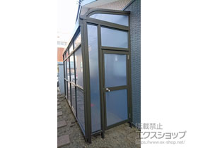 のストックヤード スピーネストックヤードR型 パネルタイプ ヤード仕様 積雪〜50cm対応 施工例