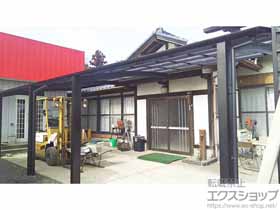 のカーポート レイナポートグラン 縦連棟 積雪〜20cm対応 施工例