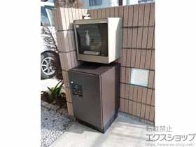 の機能門柱・ポスト CTNR4020R 宅配ボックス コンボ ミドルタイプ 施工例