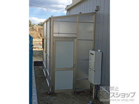 のストックヤード ストックヤードII 片側ドア付きタイプ 積雪〜20ｃｍ対応 施工例