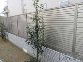 のフェンス・柵 プレスタフェンス8型 フリーポールタイプ　 施工例