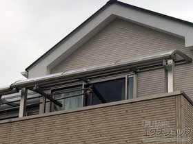 のバルコニー・ベランダ屋根 ヴェクターテラス R型 屋根タイプ 単体 積雪〜20cm対応 施工例