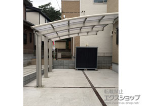 のカーポート レイナポートグラン50 積雪〜50cm対応＋着脱式サポート 3本入り×1セット 施工例