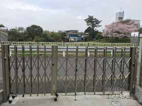 のカーゲート アルシャインII M型 Aタイプ ノンレール 片開き親子 (150+190)SP 施工例