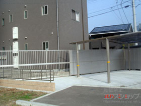 のフェンス・柵 ミエーネフェンス 目隠しルーバータイプ 施工例