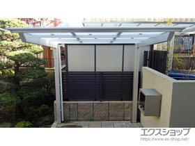 のサイクルポート・駐輪場 ネスカFミニ (フラットスタイル) 積雪〜20cm対応 施工例